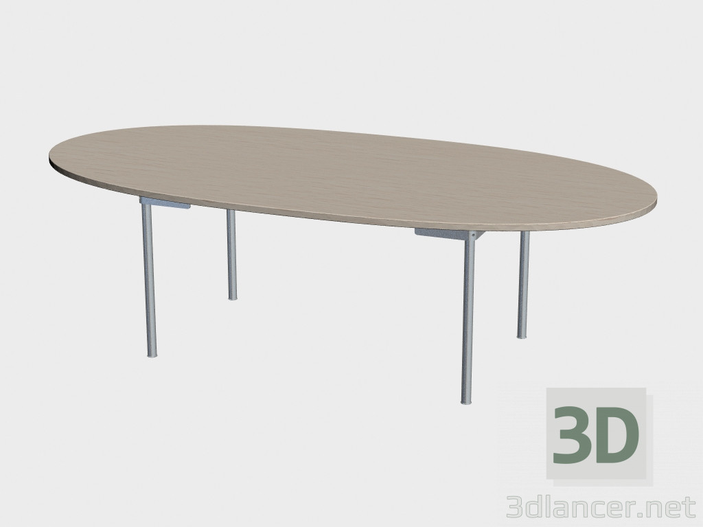 modello 3D Tavolo da pranzo (ch336) - anteprima