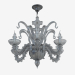 3d model Chandelier made of glass (S110188 6black) - preview