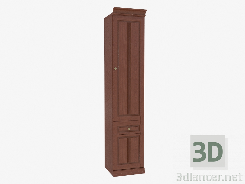 modèle 3D La bibliothèque est étroite (3841-26) - preview