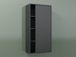 Настінна шафа з 1 правої дверцятами (8CUCССD01, Deep Nocturne C38, L 48, P 24, H 96 cm)