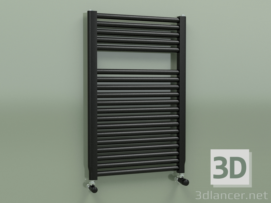 3D modeli Isıtmalı havlu askısı NOVO (764x500, Siyah - RAL 9005) - önizleme