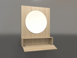 Mirror (with open drawer) ZL 15 (802x200x1000, wood white)