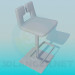 modèle 3D Bar chaise - preview