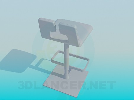 3d модель Стул для барной стойки – превью 3d модель Стул для барной стойки – превью
