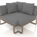 3D Modell Modulares Sofa, Abschnitt 6 (Bronze) - Vorschau