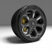3d The wheel of the sports car model buy - render