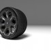 3d The wheel of the sports car model buy - render
