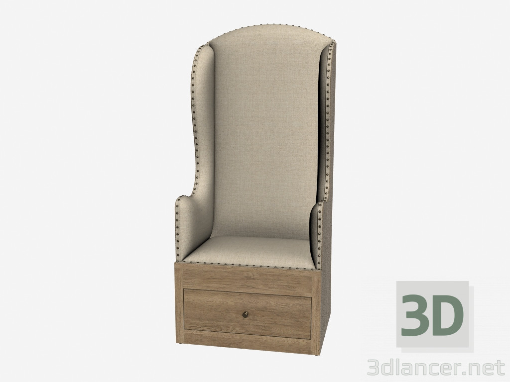 modello 3D Castello sedia (602.006-F05) - anteprima