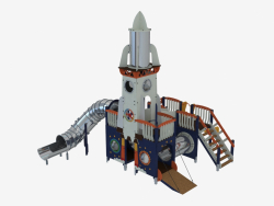 Complejo de juegos para niños Nave espacial (5512)