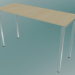 modèle 3D Table rectangulaire avec pieds carrés (1200x450mm) - preview