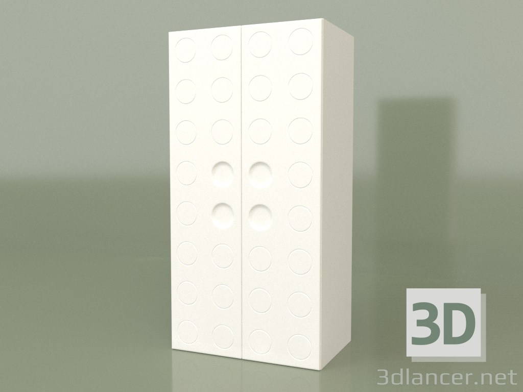 modèle 3D Armoire double (Blanc) - preview