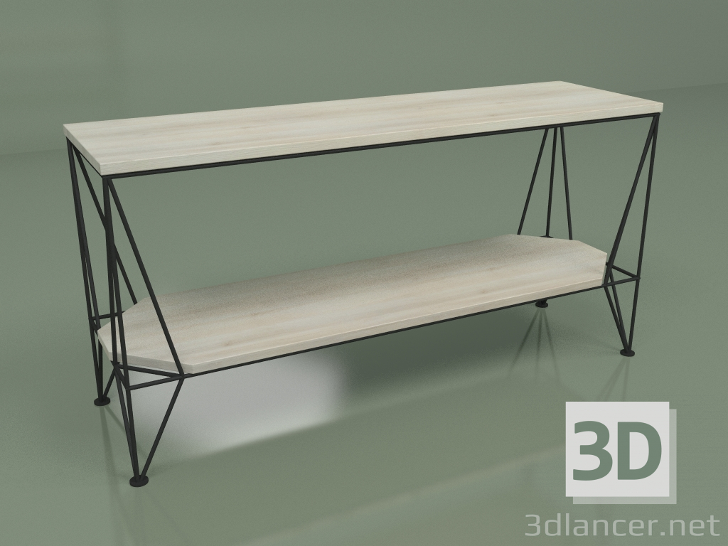 3d model Floor shelf STILT (bleached ash) - preview