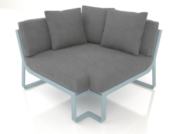 Modular sofa, section 6 (Blue gray)