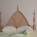 3D Modell Bett im gotischen Stil - Vorschau