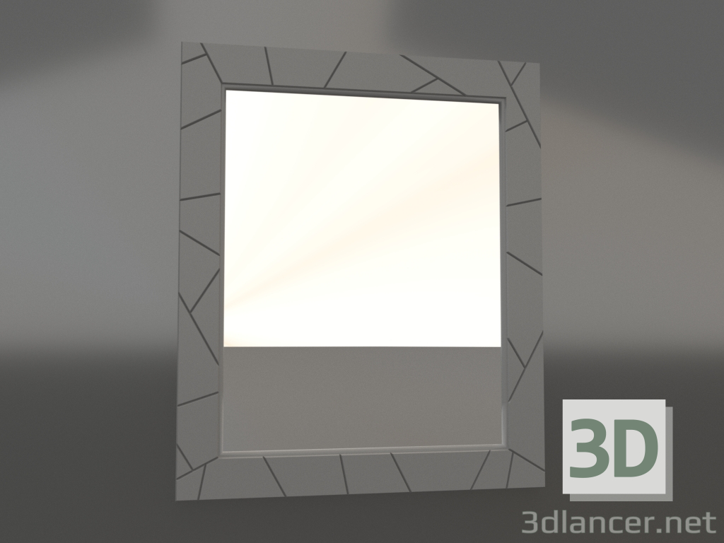 3d model Luigi 90 mirror (matte gray) - preview 3d model Luigi 90 mirror (matte gray) - preview