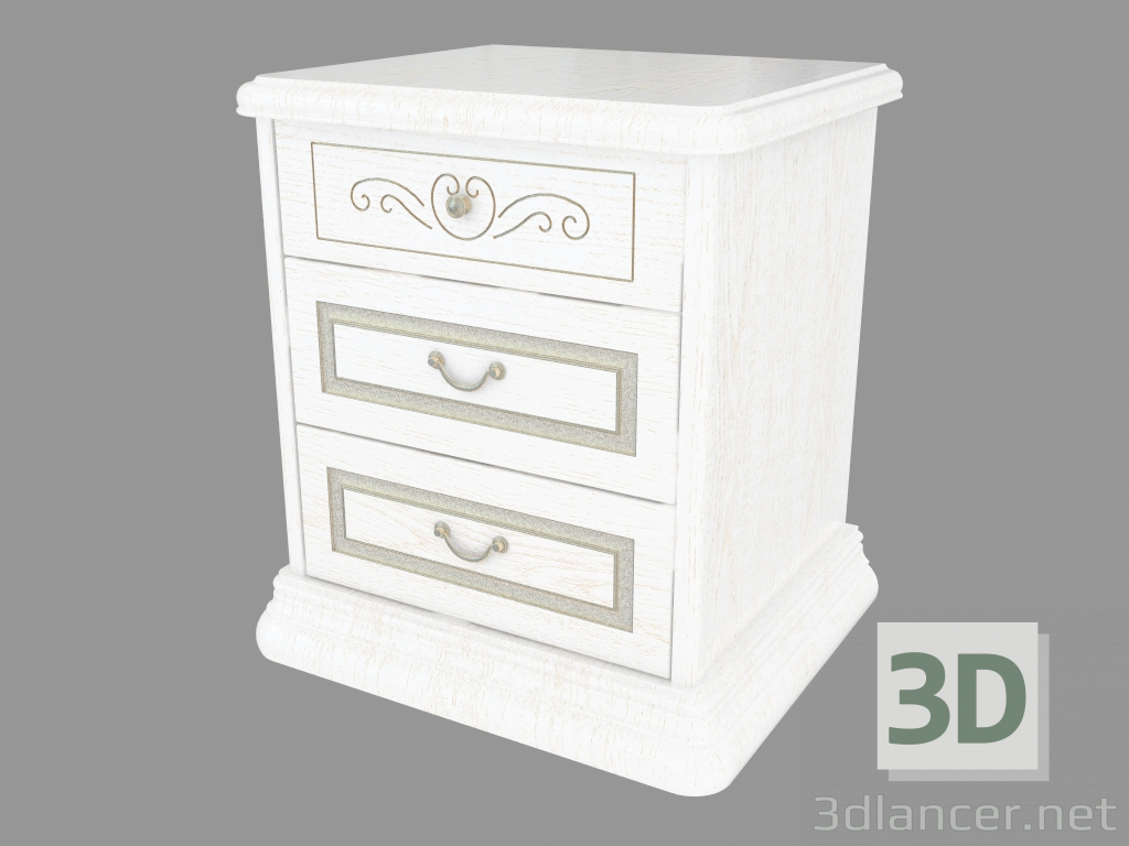 3d model Bedside table (535x579x439) - preview