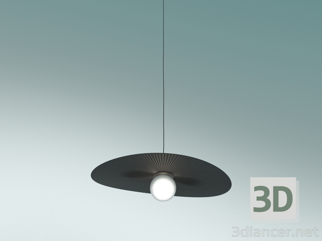 3d model Pendant lamp Plissè Vogue (Small, Anthracite) - preview