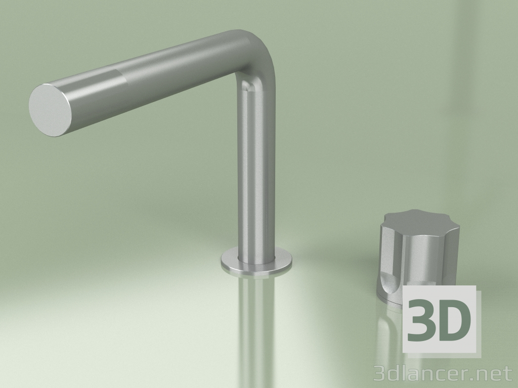 modèle 3D Mélangeur hydro-progressif 2 trous avec bec (17 07, AS) - preview