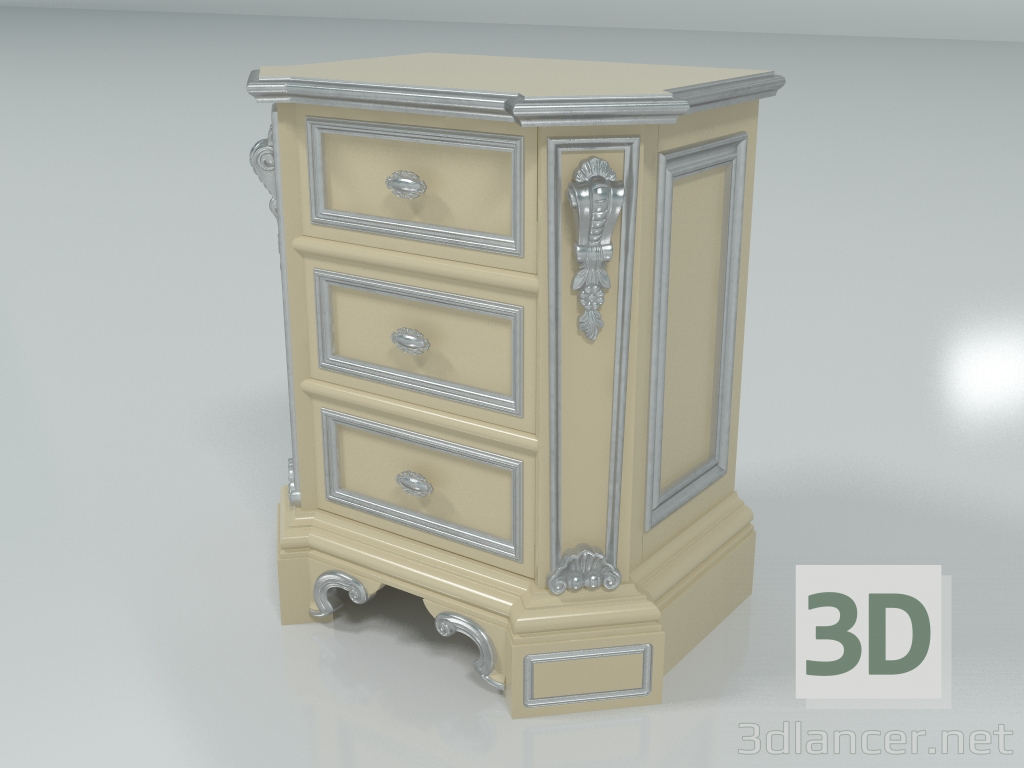 3d model Night table (art. F19 Т) - preview