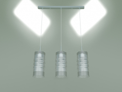 Lámpara colgante Block 50185-3 (cromo)