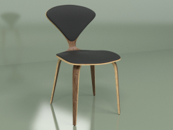 Chair Cherner 2 (black leather, walnut)