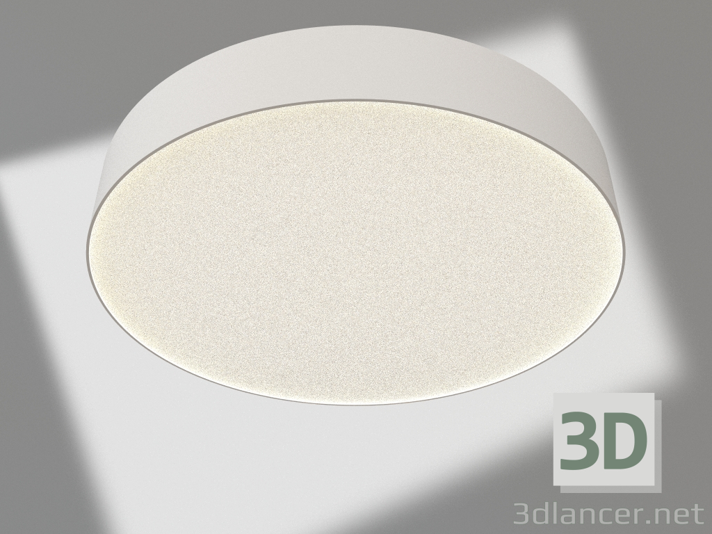modèle 3D Lampe IM-RONDO-EMERGENCY-3H-R400-40W Warm3000 (WH, 120 degrés, 230V) - preview