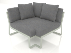 Modular sofa, section 6 (Cement gray)