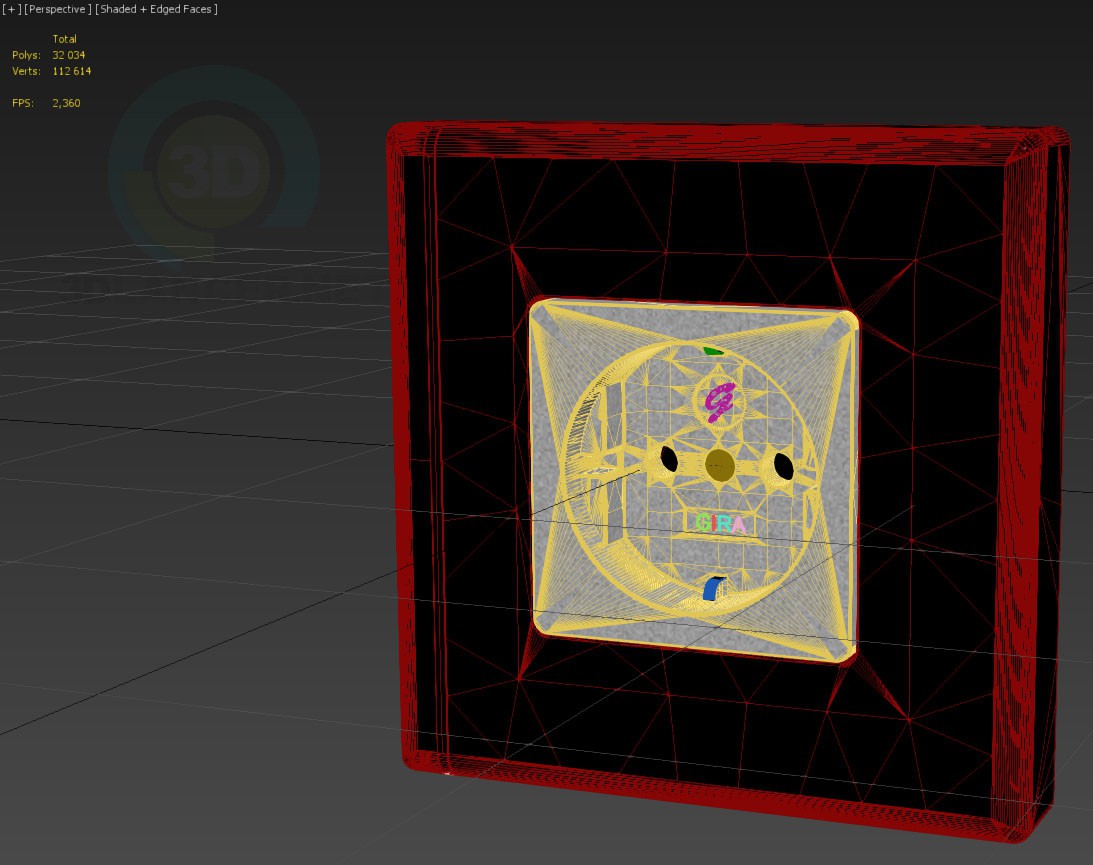 3d model Socket GIRA - preview 3d model Socket GIRA - preview