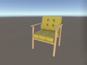 Low poly chair