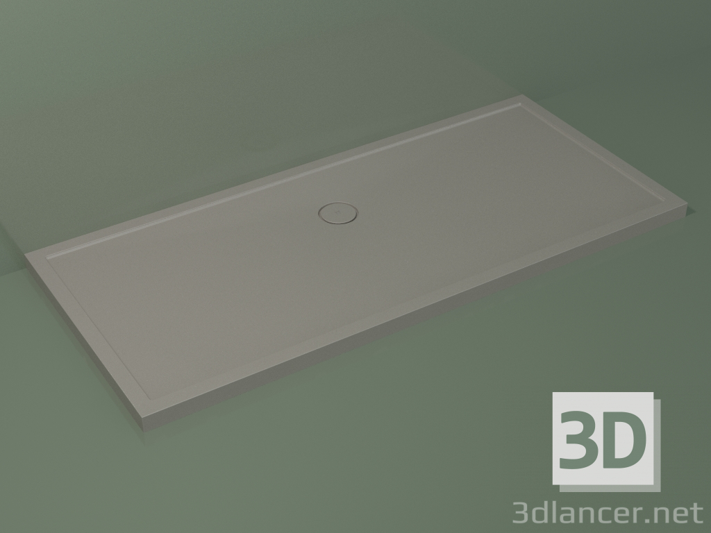 Modelo 3d Base de duche Medio (30UM0135, Clay C37, 200x90 cm) - preview