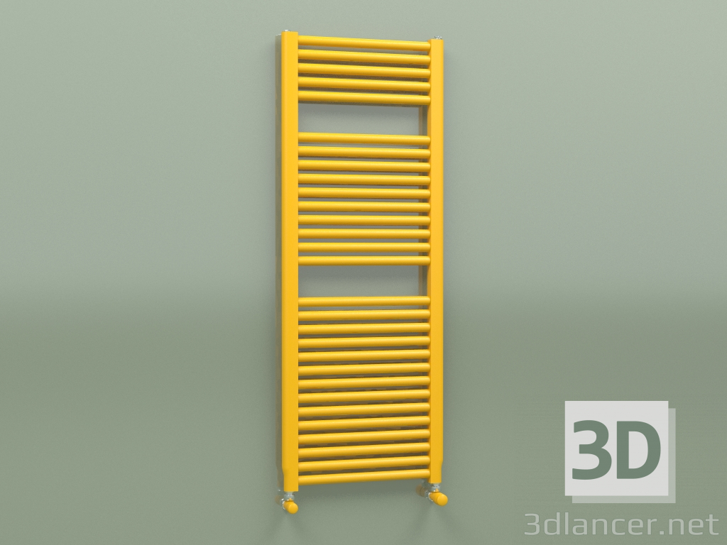 3D modeli Isıtmalı havlu askısı NOVO (1196x450, Kavun sarısı - RAL 1028) - önizleme