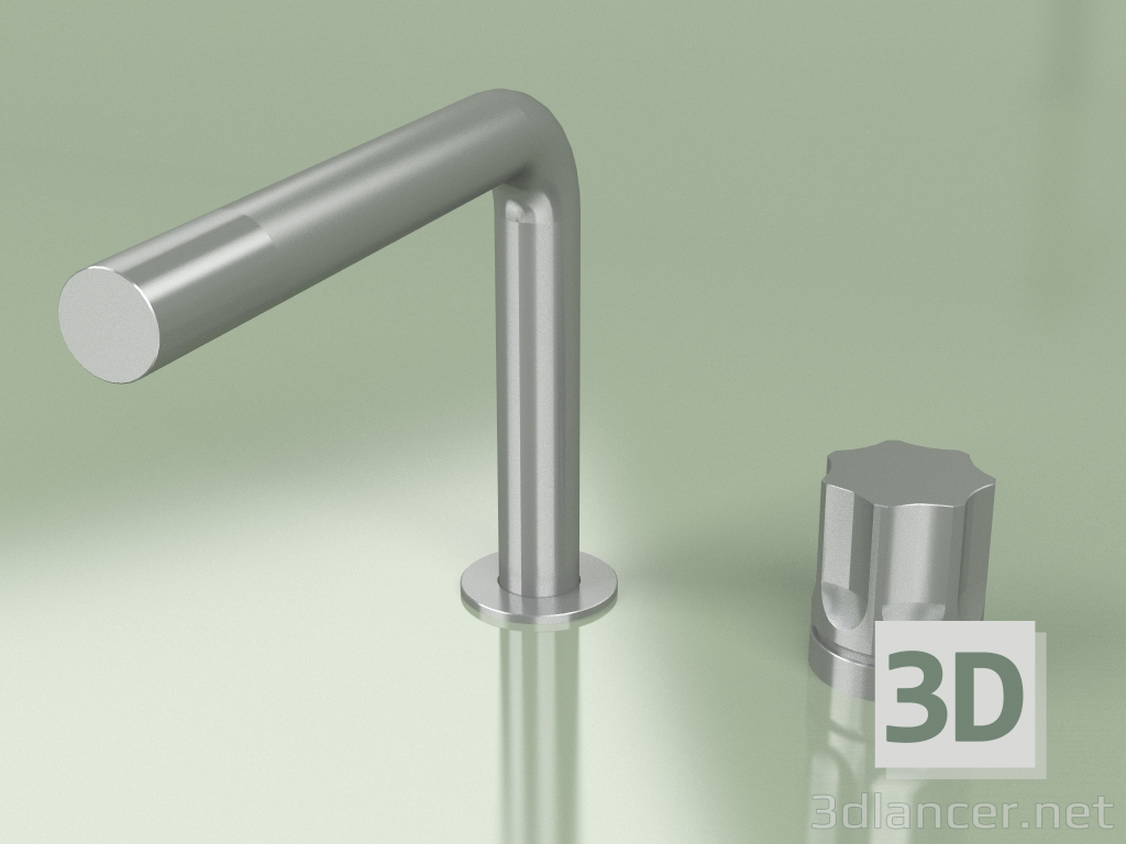 3d model 2-hole mixer with spout (17 07 T, AS) - preview
