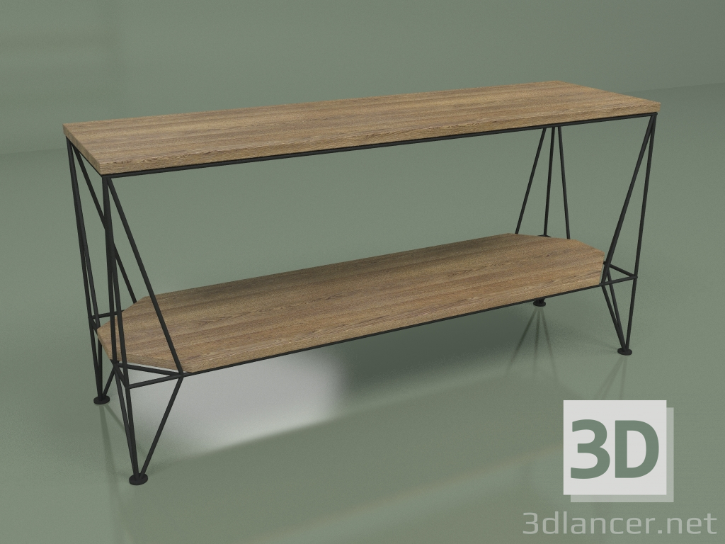 3d model Floor shelf STILT (rustic ash) - preview