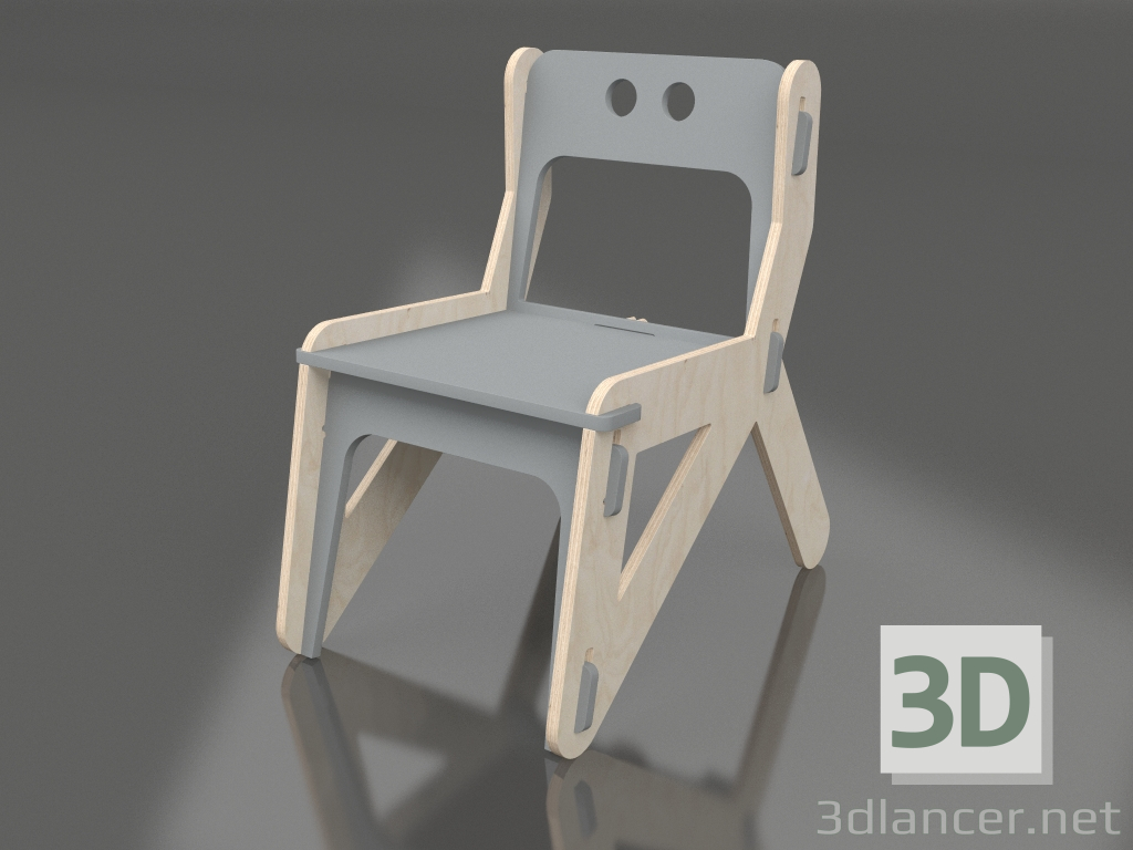 modèle 3D Chaire CLIC C (CQCCA2) - preview