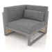 3d model Modular sofa, section 6 left, high back (Quartz gray) - preview