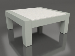 Side table (Cement gray, DEKTON Sirocco)