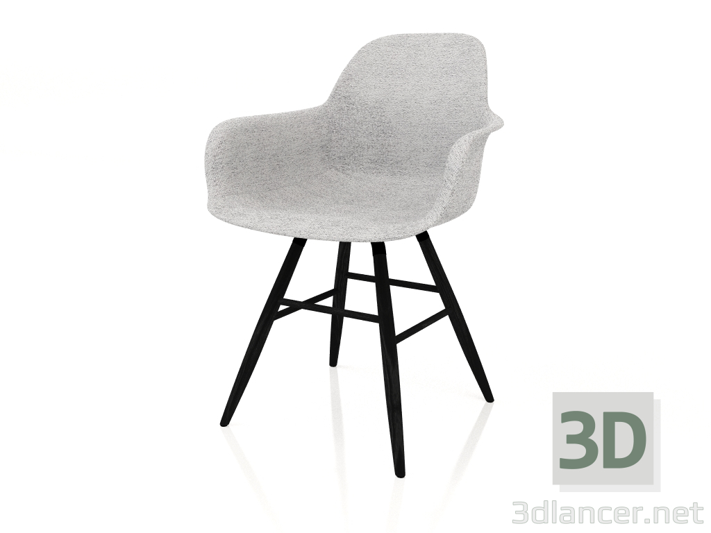 3d model Sillón Albert Kuip Soft (Gris) - vista previa