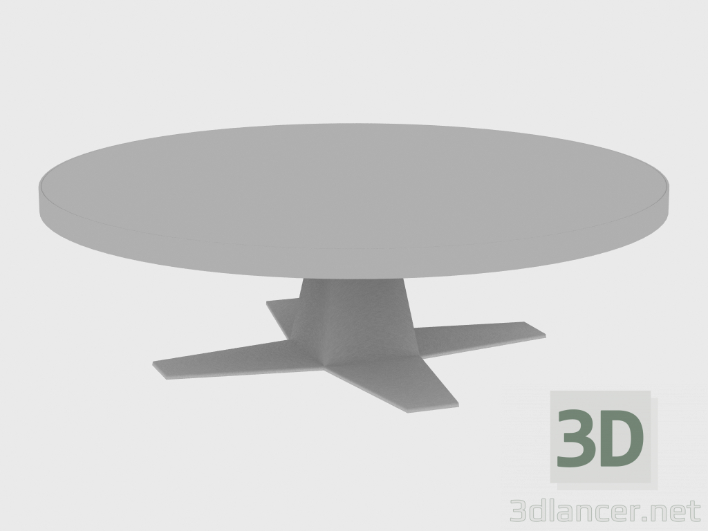 modello 3D Tavolino BOURBON SMALL TABLE (d120xH35) - anteprima