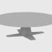 modello 3D Tavolino BOURBON SMALL TABLE (d120xH35) - anteprima