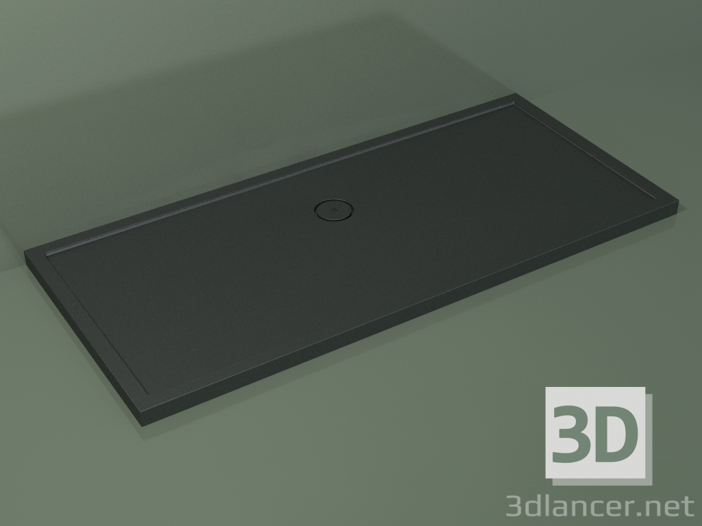 modèle 3D Receveur de douche Medio (30UM0135, Deep Nocturne C38, 200x90 cm) - preview