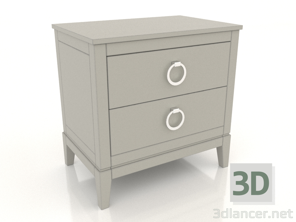 3D modeli Başucu sehpası (RAL 7044, opsiyon 2) - önizleme