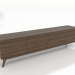 modello 3D Mobile TV LARGE 2000 mm (frassino alleggerito noce) - anteprima