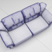 3d Sofa Belfast model buy - render