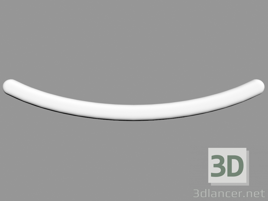 3D modeli Duvarların tasarımı için eleman G72 - Smile (42,5 x 6,8 x 1 cm) - önizleme