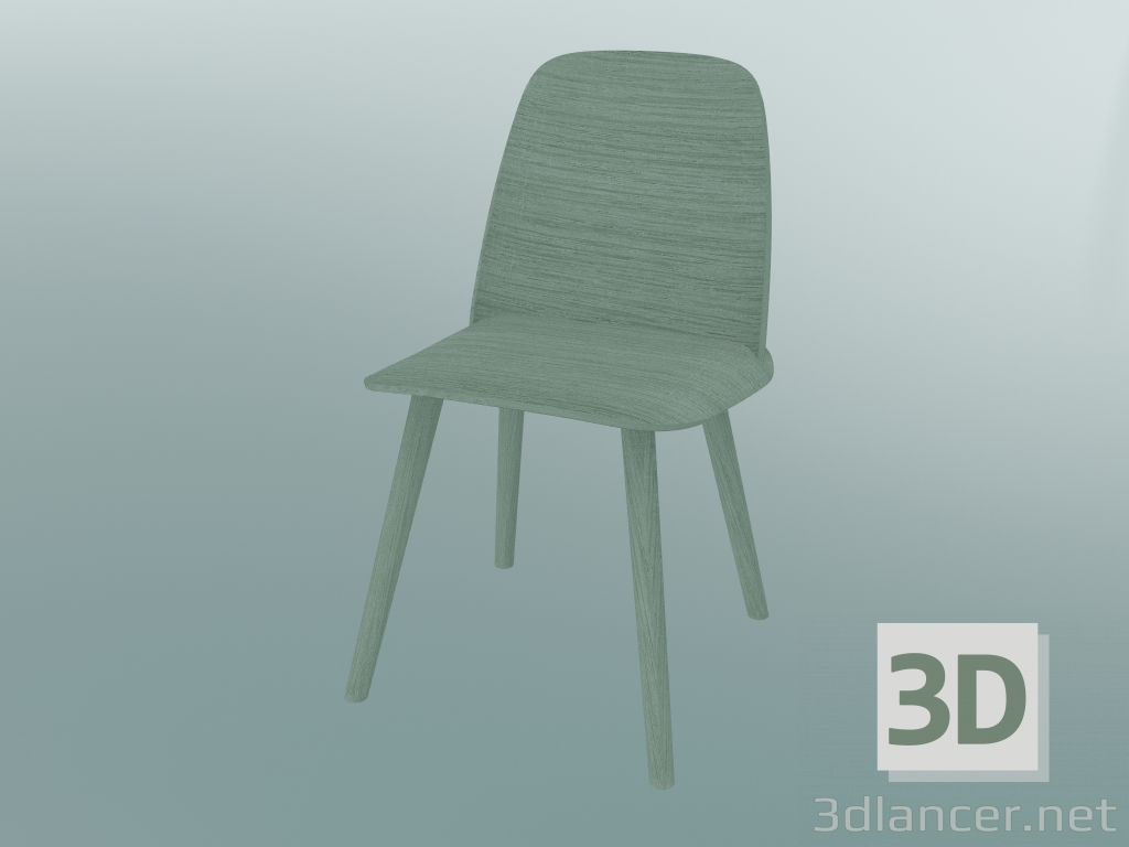 modello 3D Chair Nerd (Petroleum) - anteprima