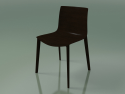 Stuhl 0359 (4 Holzbeine, ohne Polsterung, Wenge)