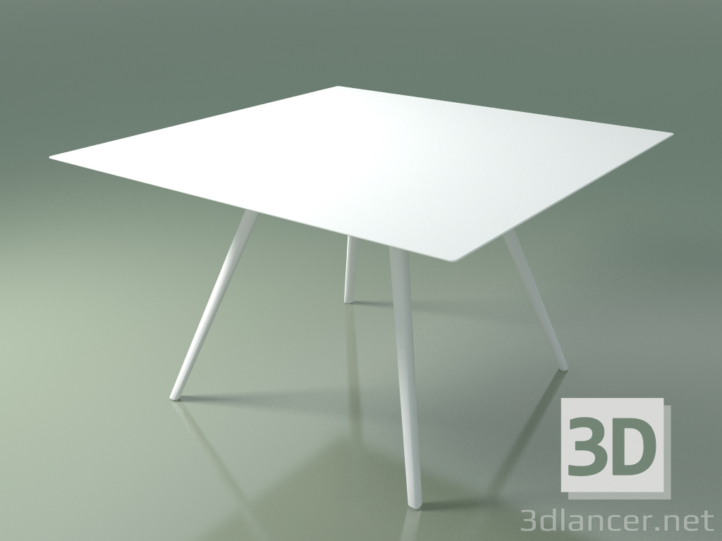 modello 3D Tavolo quadrato 5416 (H 74 - 119x119 cm, HPL H02, V12) - anteprima