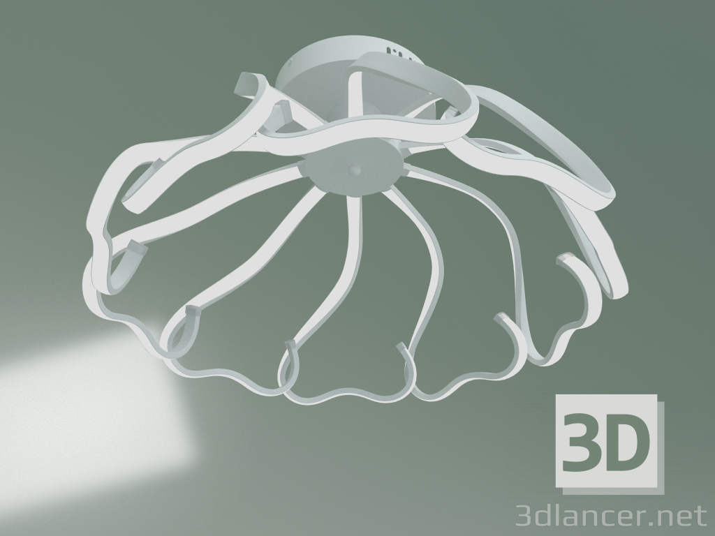 3d model Ceiling lamp 90095-10 (white) - preview