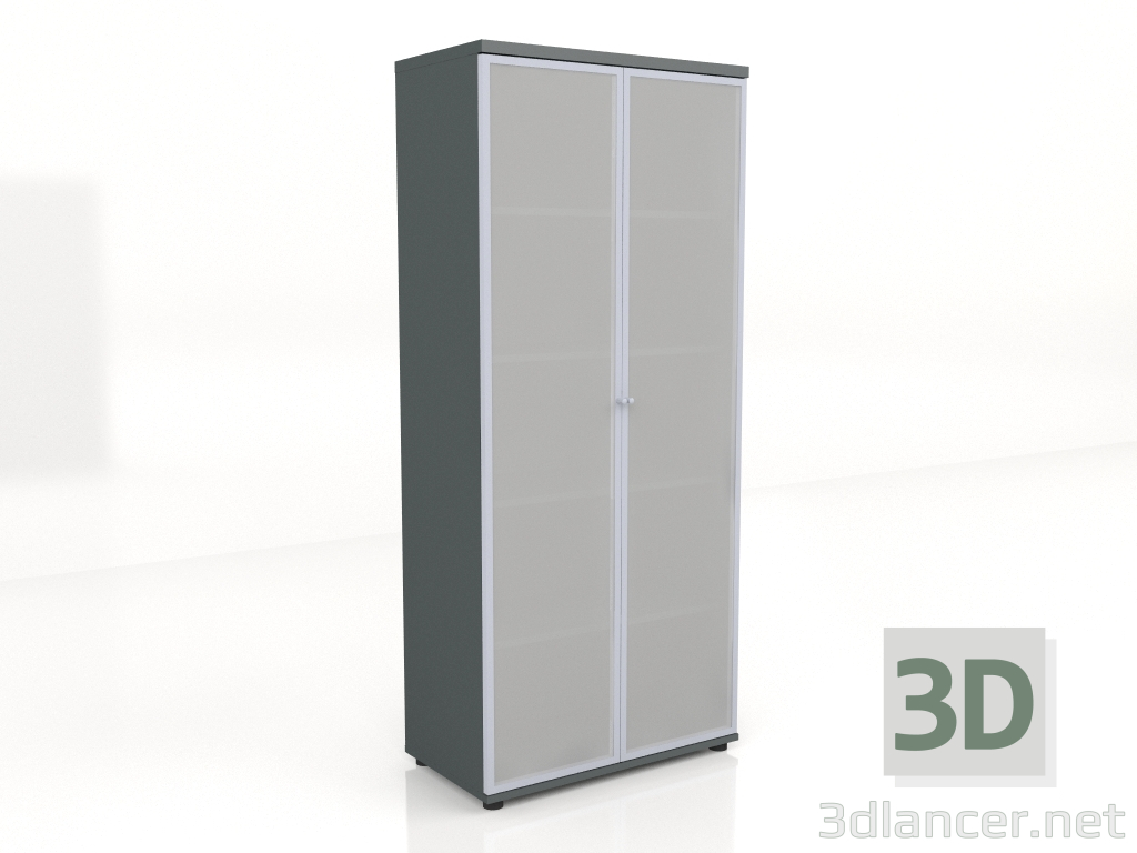 3D modeli Vitrin Standardı A5504W (801x432x1833) - önizleme