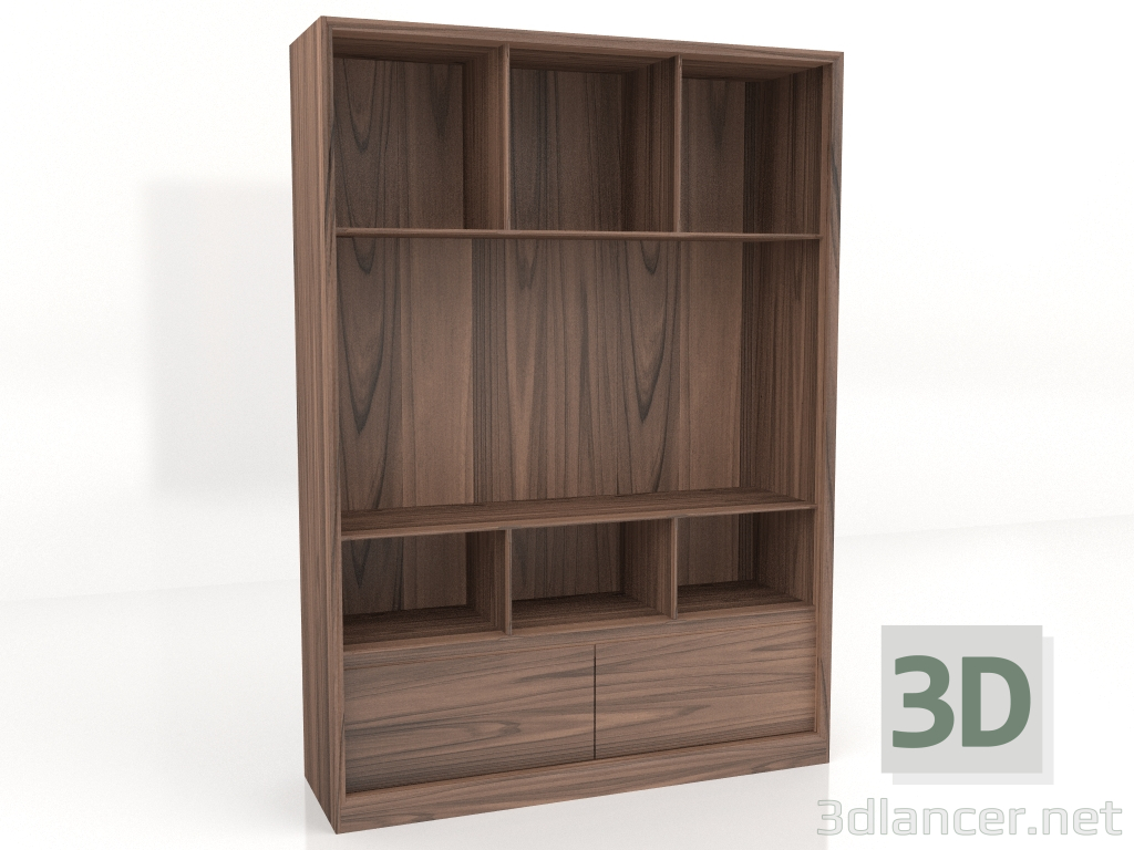 3d model TV cabinet 150x46x210 - preview